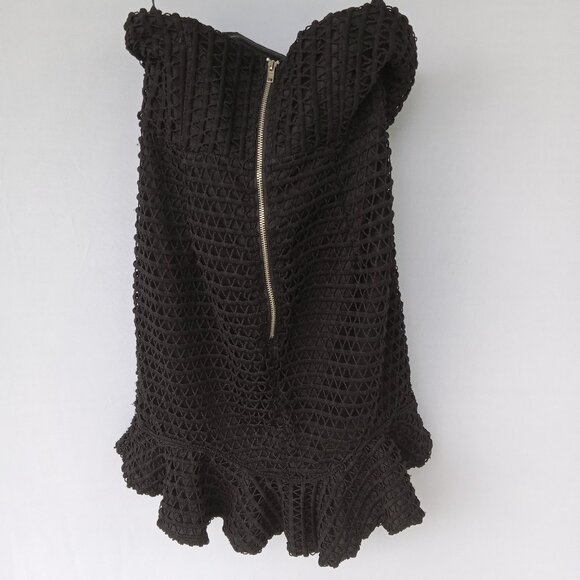 Hello Molly Black Mini Dress Party Cocktail Wedding Bodycon Size Small US Size 4 - Picture 4 of 8